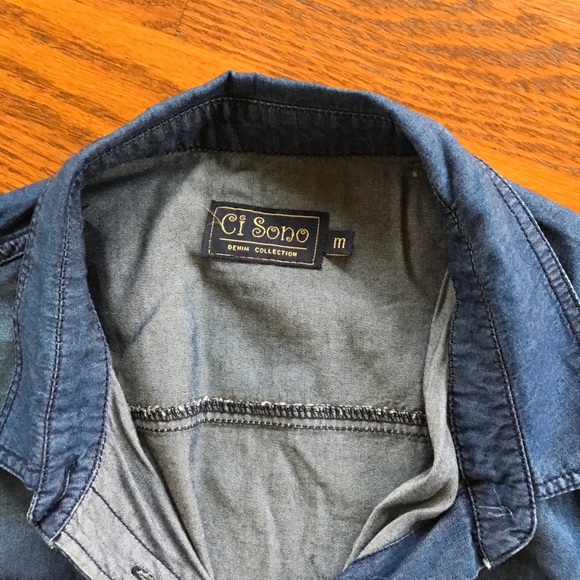 Ci Sono denim dress - Picture 2 of 3